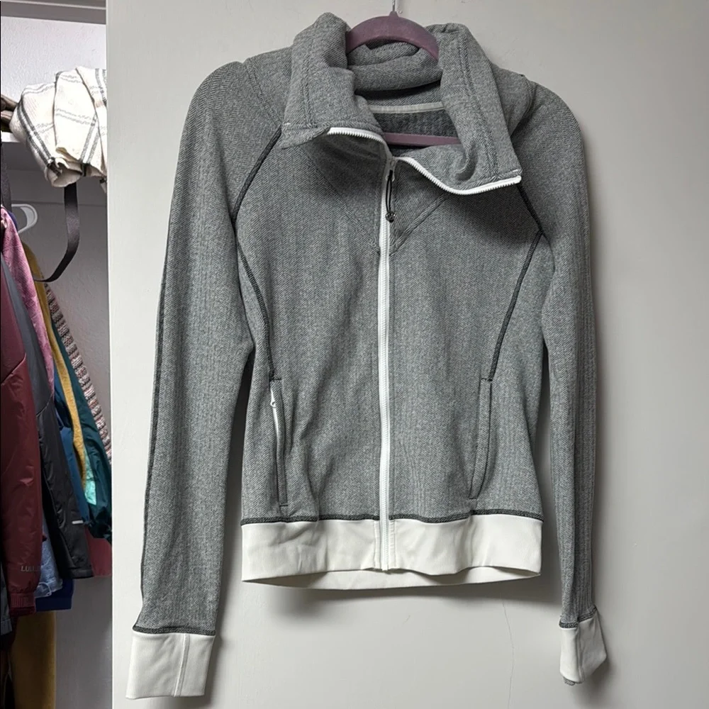 Lululemon Gray Zip-Up Jacket